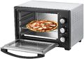 Minibackofen 25 Liter 3in1 Miniofen Pizza-Ofen 1600 W Kleiner Backofen 