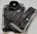 Adidas Originals Track Top Firebird Trainingsanzug Schwarz Weiß 70s Trefoil Gr M