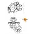 Thermostat, Kühlmittel EASY FIT NRF 725032