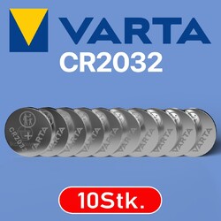 VARTA CR2032 CR-2032 DL2032 ER3032 2032 INDUSTRIAL Lithium Knopfzellen MHD 2034