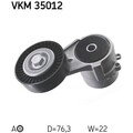 SKF VKM 35012 Spannrolle Keilrippenriemen für OPEL SAAB Riementrieb Spannarm