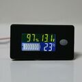 LCD Universal-Digital Voltmeter Batterie Kapazität Anzeige Temperaturmesser 12V
