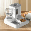 2-in-1 Futterautomat Katze Automatischer Futterspender für Katzen Hund Haustiere