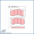 NEU - TRW GDB5052 Bremsbelagsatz, Scheibenbremse