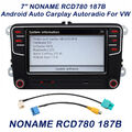 7" RCD330 NONAME RCD780 RCD360PRO 3 Plus 187B Android Auto Carplay Radio Für VW