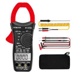 BTMETER AC DC TRMS 1000V Zangenamperemeter Einschalt Stromzange Zangenmultimeter