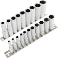 TECPO STECKSCHLÜSSEL-SATZ 1/4 ZOLL 4-13 mm + 1/2 ZOLL 10-24 mm STECKNÜSSE LANG
