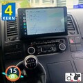 64GB Android 15 Apple Carplay Autoradio GPS Navi Für VW T5 Multivan Transporter