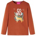 Kinder-Langarmshirt Hellrosa 92