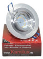 LED Decken Strahler 35mm flach Einbau Lampen Spots step dimmbar 230V 5W RUNDI