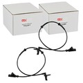 2x NTY ABS-SENSOR RADDREHZAHL HINTEN LINKS+RECHTS passend für NISSAN MICRA NOTE