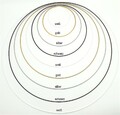 Metall-Ring 10-50cm Ø versch. Farben Türkranz Makramee Dekoring Traumfänger