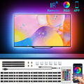 LED Backlight TV Hintergrundbeleuchtung USB Lichtstripe 2M Streifen RGB PC-Band