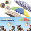 Garten Strand Terrasse Kippbar Kippschirm Sonnenschirm Schutz UPF40 1,8M