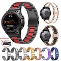 Edelstahl Metall Armband Für Garmin Fenix 5 5X Plus 7 7X 6 6X Epix Pro 8 E 3 HR