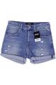 Replay Shorts Damen kurze Hose Hotpants Gr. W25 Baumwolle Blau #gdq77ap