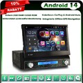 Android 14 8-Kern 1 Din Autoradio GPS Navi CarPlay DAB+ WiFi BT 5.0 USB 32GB DSP