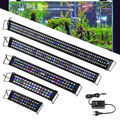 LED Aquarium Beleuchtung Vollspektrum Aufsetzleuchte Aquarium lampe RGB 30-120cm