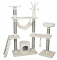 Katzen Kratzbaum Creativ Adventure Katzenbaum Kletterbaum beige/grau Spielbaum