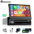 4+64G DAB+ Autoradio Android 15 Carplay GPS NAVI RDS Bluetooth +Mik Kamera 1 DIN