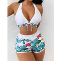Frauen Bikini Badeanzug Set Surfen Badeanzug Beachwear Damen Push Up Bademode