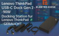 ⚡ Lenovo ThinkPad USB-C Dock Gen 2 ⚡ 90W Docking Station für Lenovo ThinkPad ✅