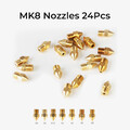 Creality Ender 3 V3 SE/V3 KE 3D Drucker MK8 Nozzles Kit 24 PCS 0.2~1.0mm