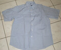 Herren Hemd CLAUDIO CAMPIONE SILKCOTT Gr. 41-42  kurzarm BLAU Gr. L wNEU