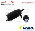 WASCHWASSER PUMPE VORNE FITTING VEMO V20-08-0101 P NEU OE QUALITÄT