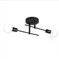 E27 Vintage Deckenlampe LED Deckenleuchte Retro 2/6 Flammig Wohnzimmerlampe