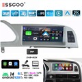 6+128GB Für Audi A6 C6 4F MMI 2G 2005-2009 Android 14 Autoradio Carplay DSP DAB+