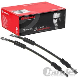 2x BREMBO BREMSSCHLAUCH VORNE RECHTS+LINKS für AUDI A6 (4F2, 4F5, 4FH, C6)
