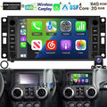 DAB+ Carplay 64GB Android 13 Autoradio GPS NAVI Für Jeep Wrangler JK 2011-2018