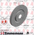 2x Bremsscheibe SPORT Z ZIMMERMANN 430.2650.52 für INSIGNIA Z18 OPEL Sports CDTi