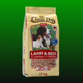 Classic Dog Lamm & Reis 15kg Vollnahrung von leckeren Fleischkroketten.
