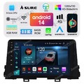 8 Kern 4G+64G Android 14 Autoradio Carplay GPS Navi Für Kia Picanto Ja 2017-2023