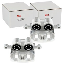 2x NTY BREMSSATTEL VORNE passend für MITSUBISHI DELICA GALLOPER L200 L400 PAJERO