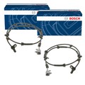 2X BOSCH ABS-SENSOR RADDREHZAHL HINTEN PASSEND FÜR NISSAN QASHQAI LINKS+RECHTS