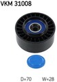 SKF VKM31008 Umlenk-/Führungsrolle für Keilrippenriemen Umlenkrolle 