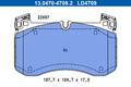 ATE Bremsbeläge Bremsbelagsatz für Mercedes-Benz GLE V167 W167 C167 X167