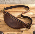 Contacts Herren Echt Leder Bauchtasche Hüfttasche Brusttasche Geschenk 4 Farben