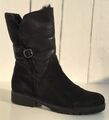 Gabor Winter Stiefel Boots Stiefelette Echtleder Stulpenstiefel 38,5 Schwarz