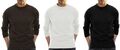 Strickpullover Herren Oberteil Pulli Rundhalsausschnitt Langarm Feinstrick XL 