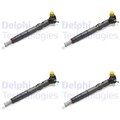 4x DELPHI Einspritzdüse Einspritzventil für Ford Transit Kasten FA_ _ 2.0 TDCi