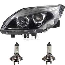 Halogen Scheinwerfer links für Renault LAGUNA BT/KT Bj. 01/11- H7/H7 mit Blinker