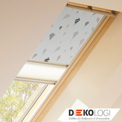 Velux Verdunklungs Rollo plus Plissee Duo DFD GGL GGU Vorteils-Set 4667 Drachen