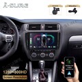 2+64G Android 14 Autoradio Carplay GPS Navi AHD Für VW Jetta 4 162 163 2011-2018