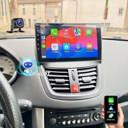 Android 15 Für Peugeot 207 CC 2006-2015 Autoradio kam CarPlay GPS NAVI SWC BT FM