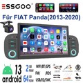 7" Carplay Android 14 Autoradio mit GPS Navi DAB+ RDS Für FIAT PANDA 2013-2020