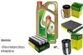 MANN-FILTER Inspektionspaket 6L CASTROL EDGE 5W-30 M für Hyundai Santa Fé II 2.2